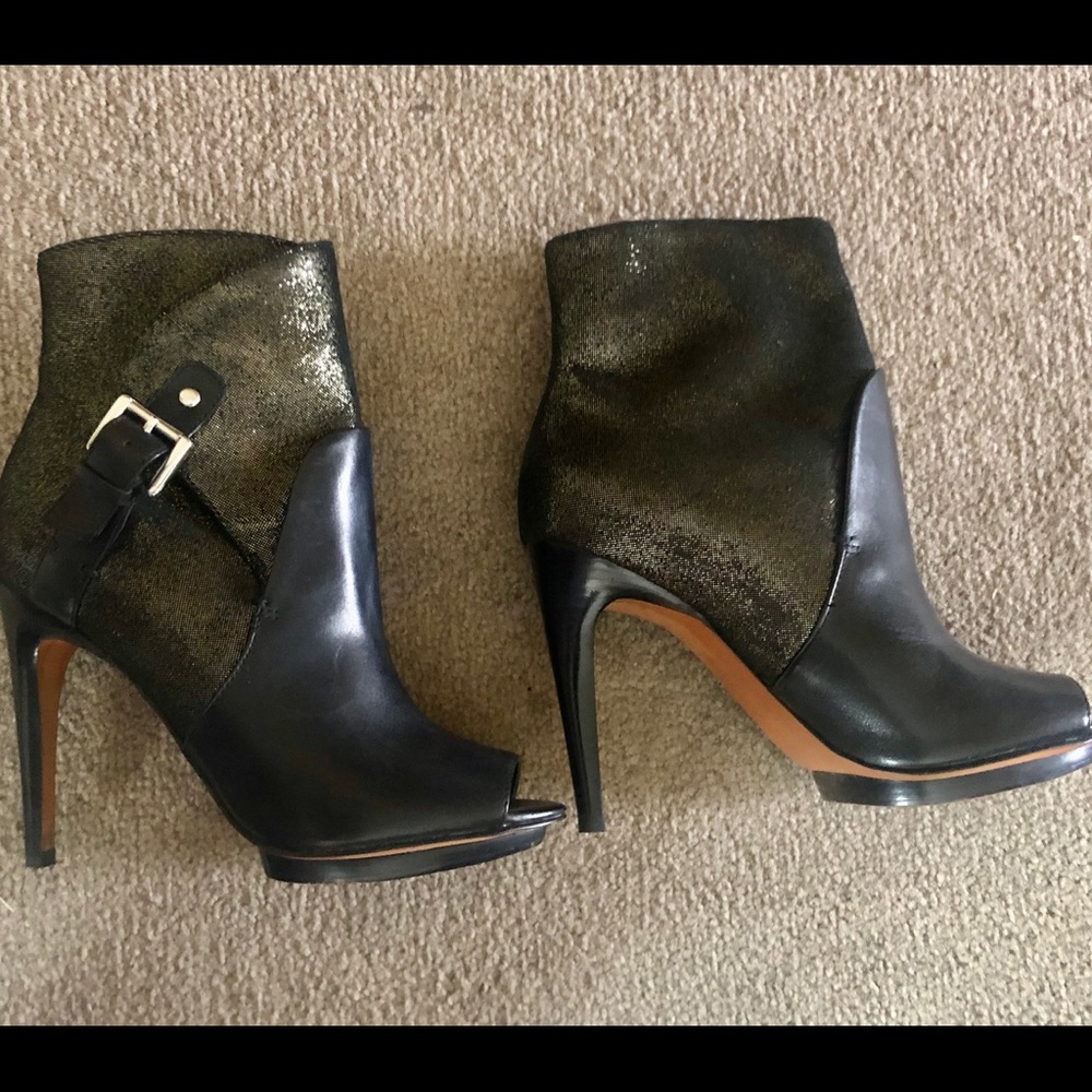 Leather Heels Ankle booties